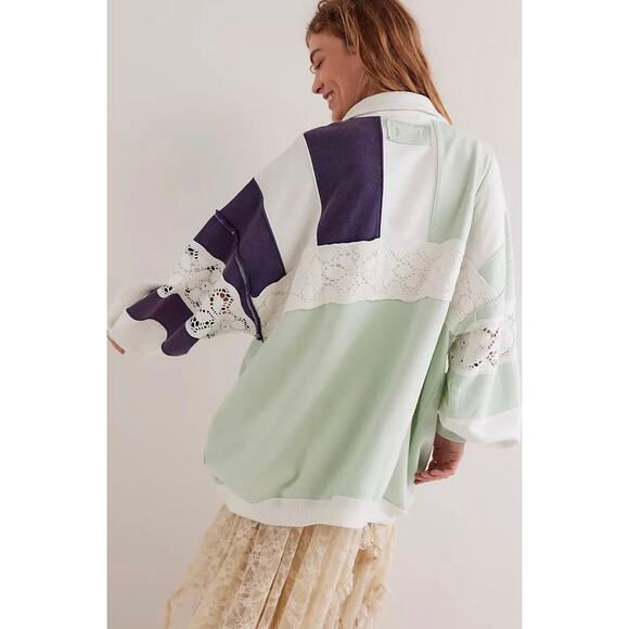 Free People American Dream Polo, Size Large $168 Retail - Picture 2 of 8